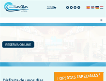 Tablet Screenshot of hotellasolas.es